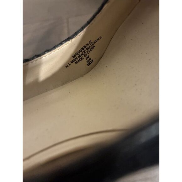 marc fisher Solid Black Darren Vegan Faux Snakeskin Pointed Toe Stilettos Pumps - Picture 7 of 8